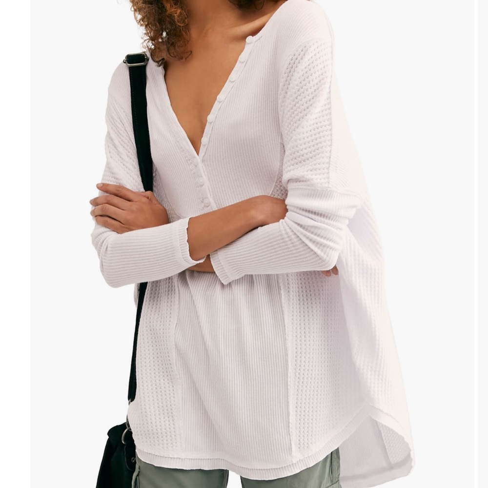 Free People Leo Henley Tee
